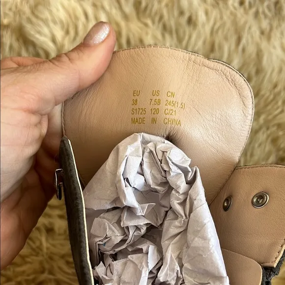 Stuart Weitzman — Gray Suede Lace Up Boots with Side Zipper