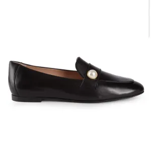 Stuart Weitzman Payson Pearl Leather Loafers