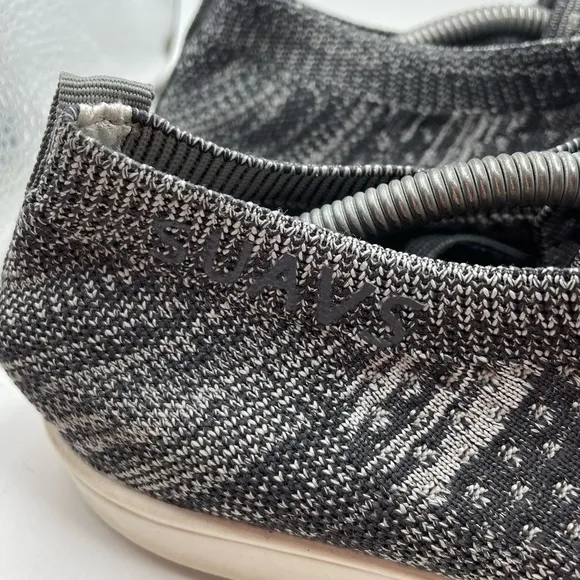 Suavs Zilker men’s gray knit sneakers size 13