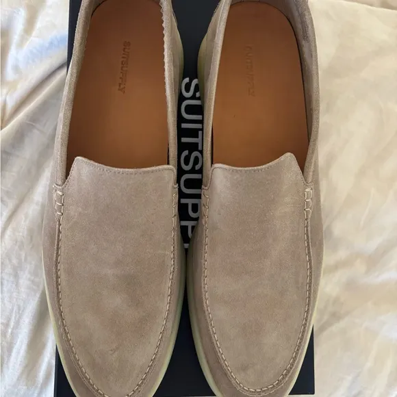 Suitsupply Tan Suede Loafers