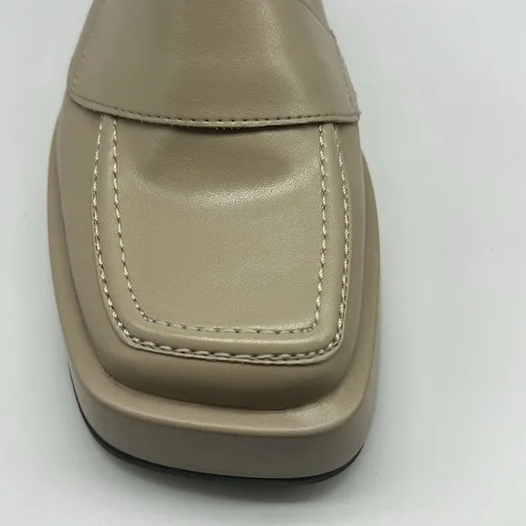 SVEGAN - Vegan Leather Backless Slip On Mule Oxford Platform Loafers Size 40