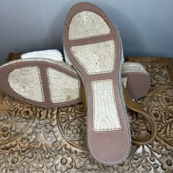 Talbots Women’s Pamela Crochet Wedge Sandal Sz 9