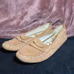 Tan Leather Sam Edelman Loafers Size 6