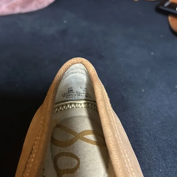 Tan Leather Sam Edelman Loafers Size 6