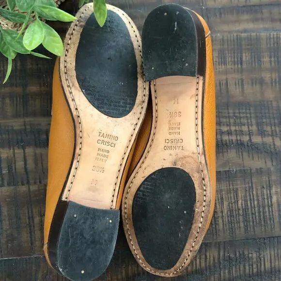 Tanino Crisci Vintage Tan Leather Loafers 8