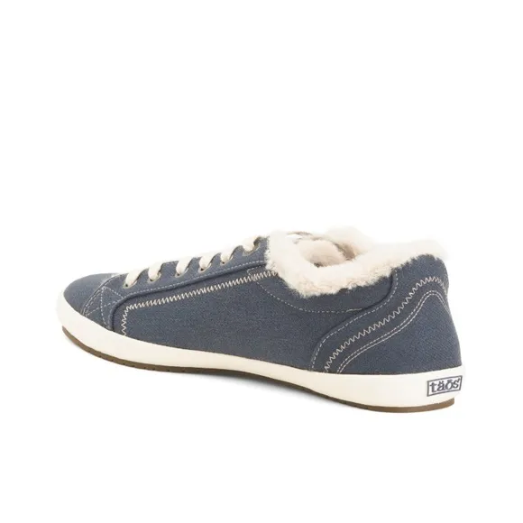 TAOS Blue Wash Starline Sneakers Faux Fur Lining Women’s Size 8.5 NIB