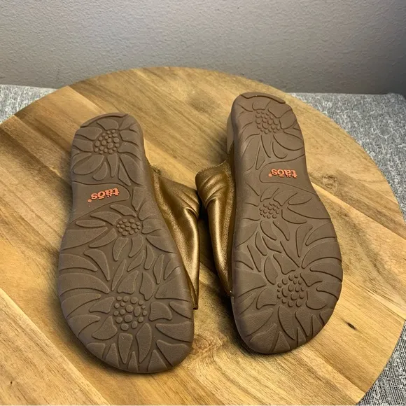 Taos Gift 2 Sandal Cognac Size 8 Comfort