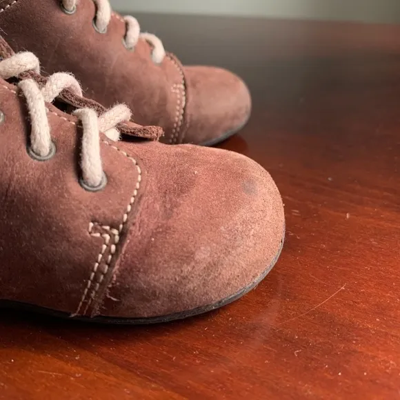 Tartine et Chocolat Teddy Bear Baby Suede Boots