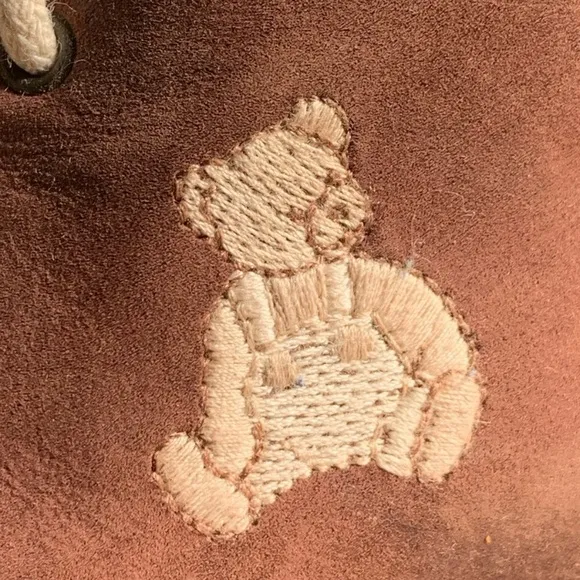 Tartine et Chocolat Teddy Bear Baby Suede Boots