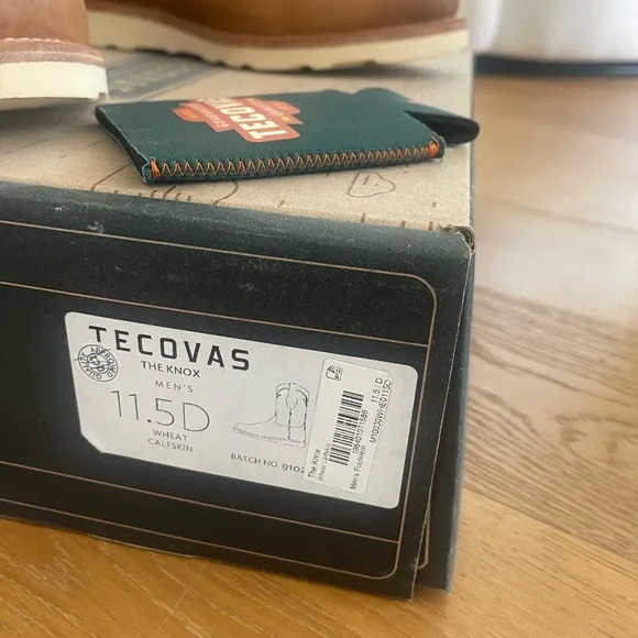 Tecovas Brown Cowboy Western Boots Leather Mid-Calf