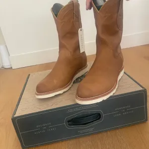 Tecovas Brown Cowboy Western Boots Leather Mid-Calf