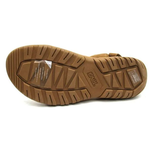 TEVA MEN'S HURRICANE SHEARLING SANDALS IN PECAN SZ 12