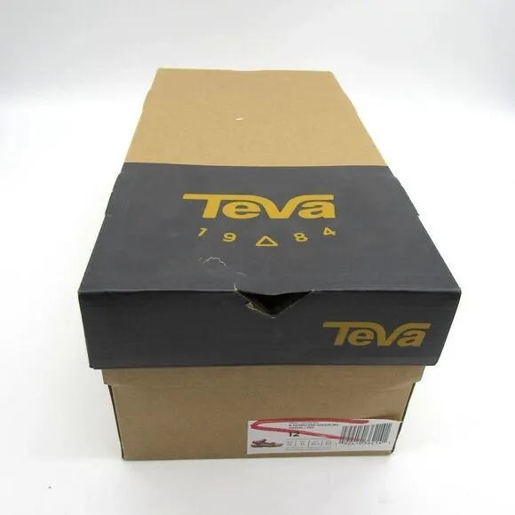 TEVA MEN'S HURRICANE SHEARLING SANDALS IN PECAN SZ 12