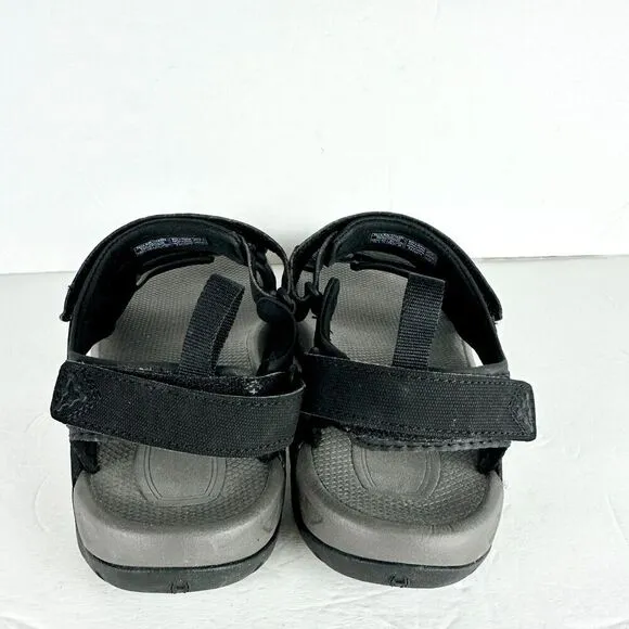 Teva Men's Meacham Hiking Sandal Size 12 Black Gray Outdoor Camping EUC