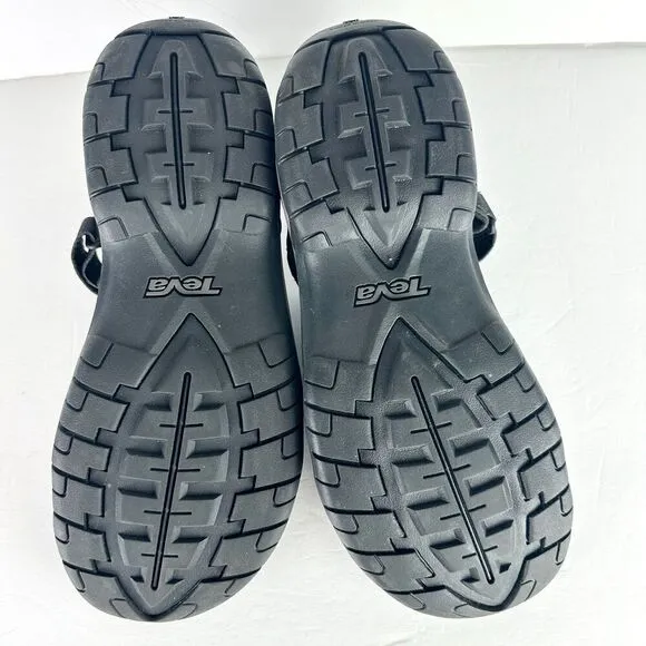 Teva Men's Meacham Hiking Sandal Size 12 Black Gray Outdoor Camping EUC