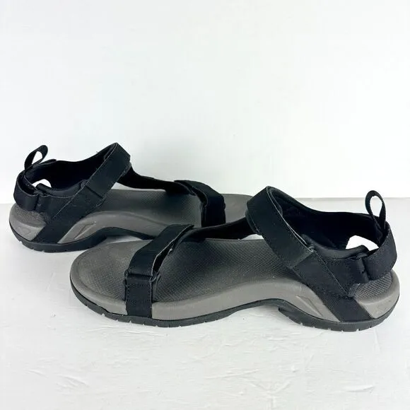 Teva Men's Meacham Hiking Sandal Size 12 Black Gray Outdoor Camping EUC