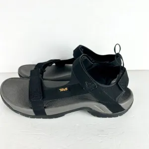 Teva Men's Meacham Hiking Sandal Size 12 Black Gray Outdoor Camping EUC