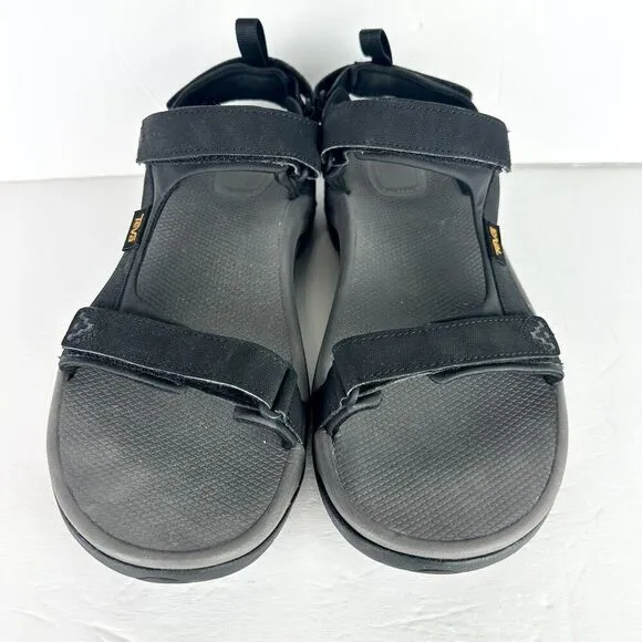 Teva Men's Meacham Hiking Sandal Size 12 Black Gray Outdoor Camping EUC