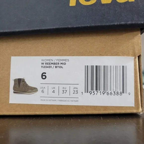 Teva Women's ReEmber Mid Slip-On Platform Ankle Boots, Burnt Olive, Size 6