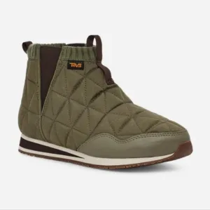 Teva Women's ReEmber Mid Slip-On Platform Ankle Boots, Burnt Olive, Size 6