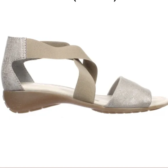 The FLEXX Sunglass Too comfort sandals - Canna Di Fucile Metallic tan Sz 11 new