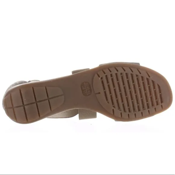 The FLEXX Sunglass Too comfort sandals - Canna Di Fucile Metallic tan Sz 11 new
