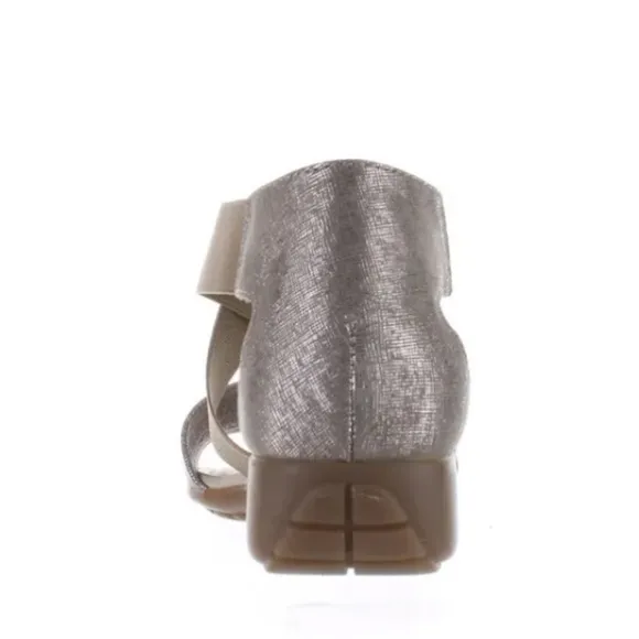 The FLEXX Sunglass Too comfort sandals - Canna Di Fucile Metallic tan Sz 11 new