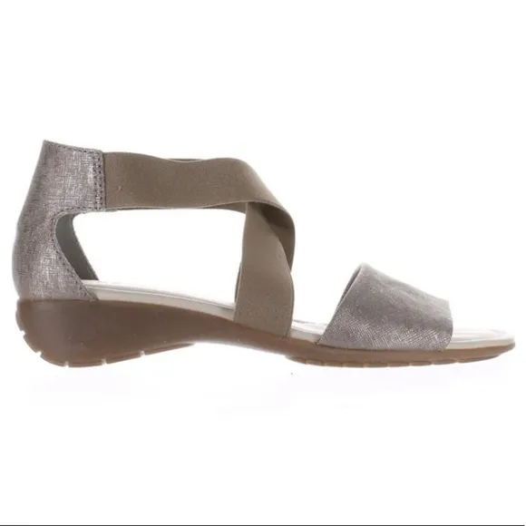 The FLEXX Sunglass Too comfort sandals - Canna Di Fucile Metallic tan Sz 11 new