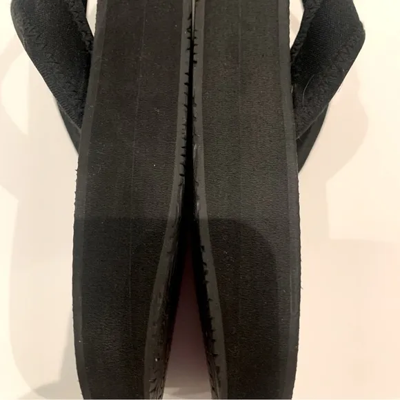 THE HEALING SOLE | Plantar Fasciitis Flip Flop Sandals | Black | Size 11.5 W/10M