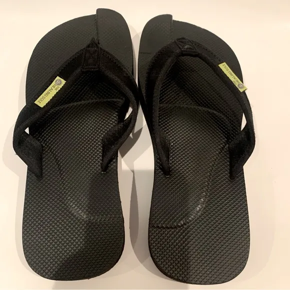 THE HEALING SOLE | Plantar Fasciitis Flip Flop Sandals | Black | Size 11.5 W/10M