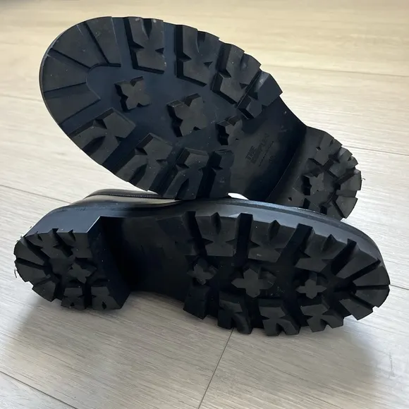 The Kooples Black Leather Loafers