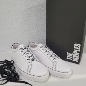 The Kooples Men Low Sneakers in White Leather