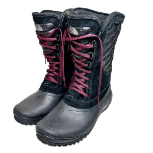 The North Face Thermoball Utility Mid Snow Winter Boots Quilted Black SZ 9