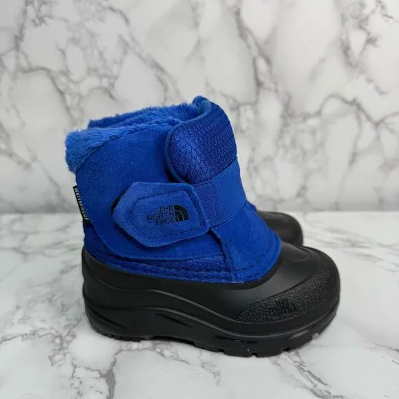The North Face Toddler Boots sz 7 Waterproof Suede Unisex Alpenglow II NEW #K460