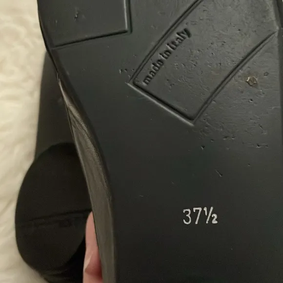 Thierry Rabotin Microfiber/Nappa Trim Flats Black 7
