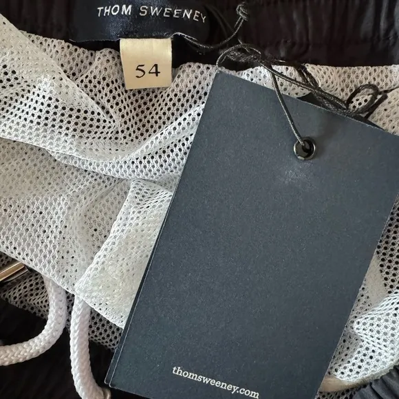 Thom Sweeney Technical Nylon Mid Length Swim Shorts Size 54/XL New