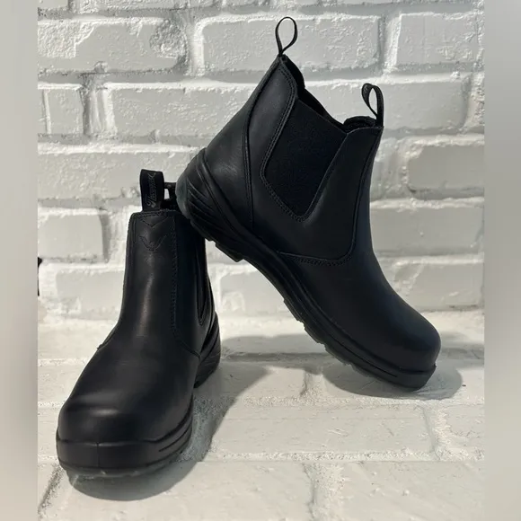 THOROGOOD 6″ BLACK QUICK RELEASE STATION BOOTS SAFETY TOE, Men’s size 11