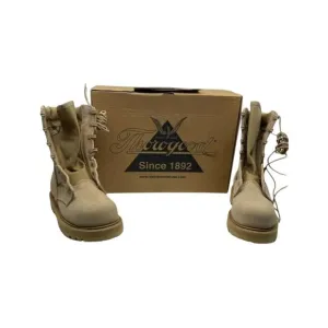 Thorogood Mens Combat Military Boots Desert Tan Leather Lace Up 3 Regular New