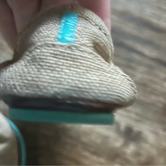 Tieks Brentwood Vegan Ballet Flats Women’s Size 7 Natural Woven Burlap