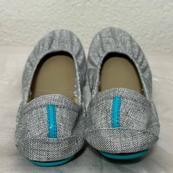 Tieks by Gavrieli Silver Lake Vegan Ballet Flats Gray Women's Size 9