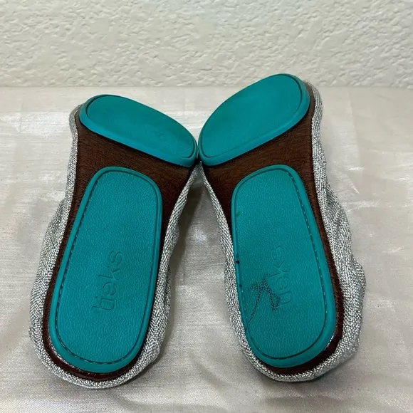 Tieks by Gavrieli Silver Lake Vegan Ballet Flats Gray Women's Size 9