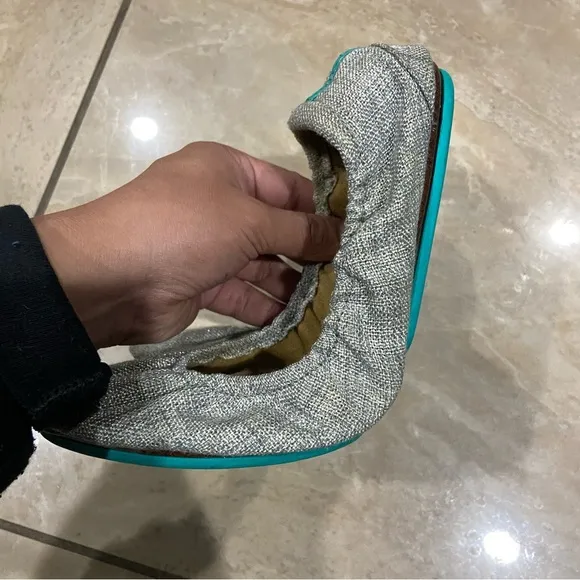 Tieks by Gavrieli Silver Lake Vegan Ballet Flats Shoes Women Size 9