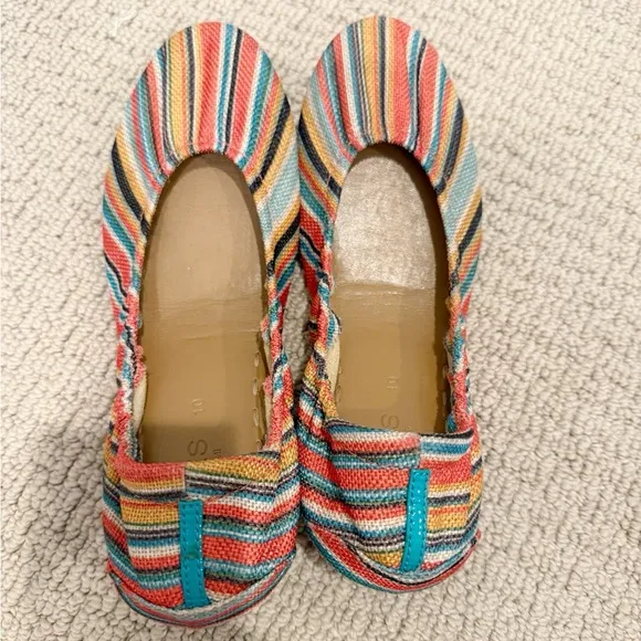 TIEKS Flats in Sunset Stripe size 10