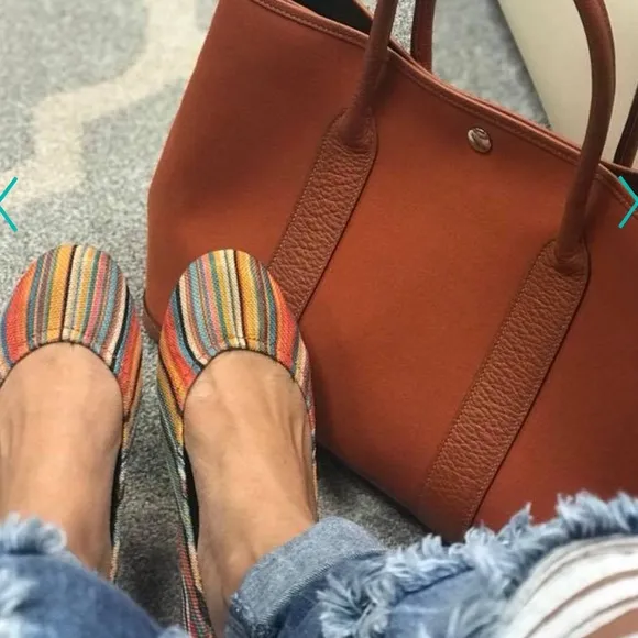 TIEKS Flats in Sunset Stripe size 10