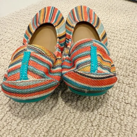 TIEKS Flats in Sunset Stripe size 10