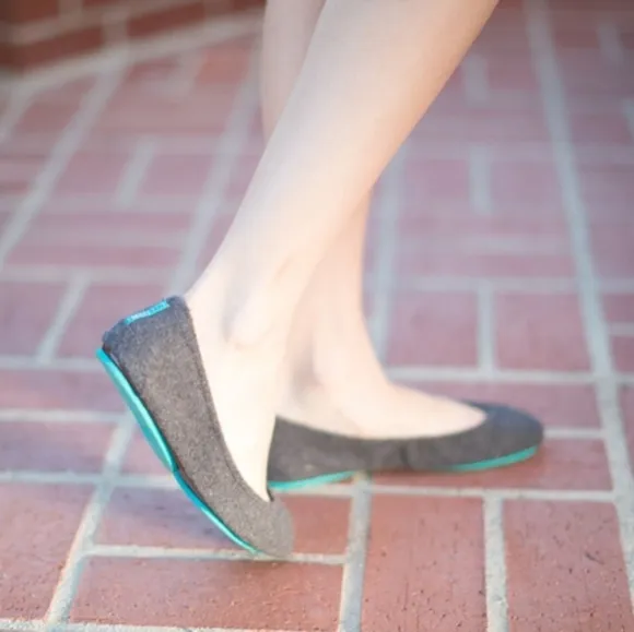 Tieks Greystone Wool Flats
