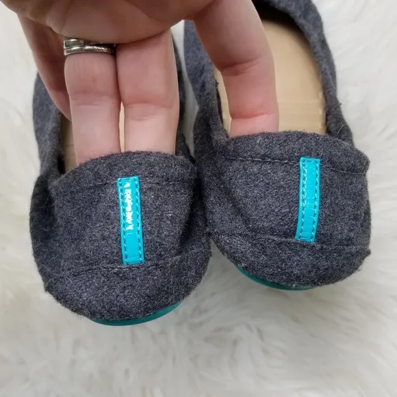 Tieks Greystone Wool Flats