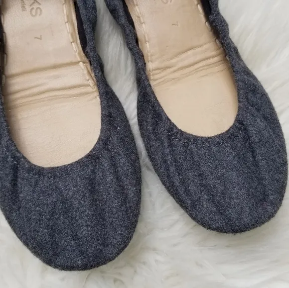 Tieks Greystone Wool Flats