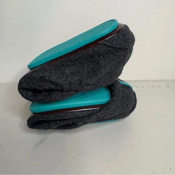 Tieks NWOT Graystone Flats Gray vegan Wool 8