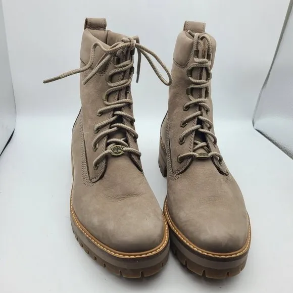 TIMBERLAND Courmayeur  Boots combat Taupe Nubuck Leather  US 10 EUR 41.5 new